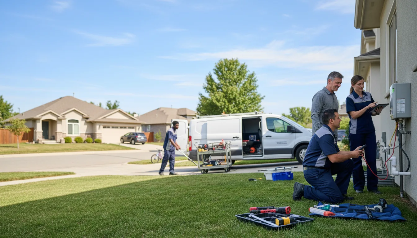Tankless water heater service in Marfa, TX